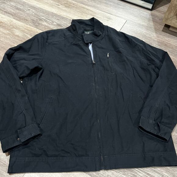 Rodd & Gunn Navy Blue 2XL Full Zip Track Jacket - Picture 3 of 9